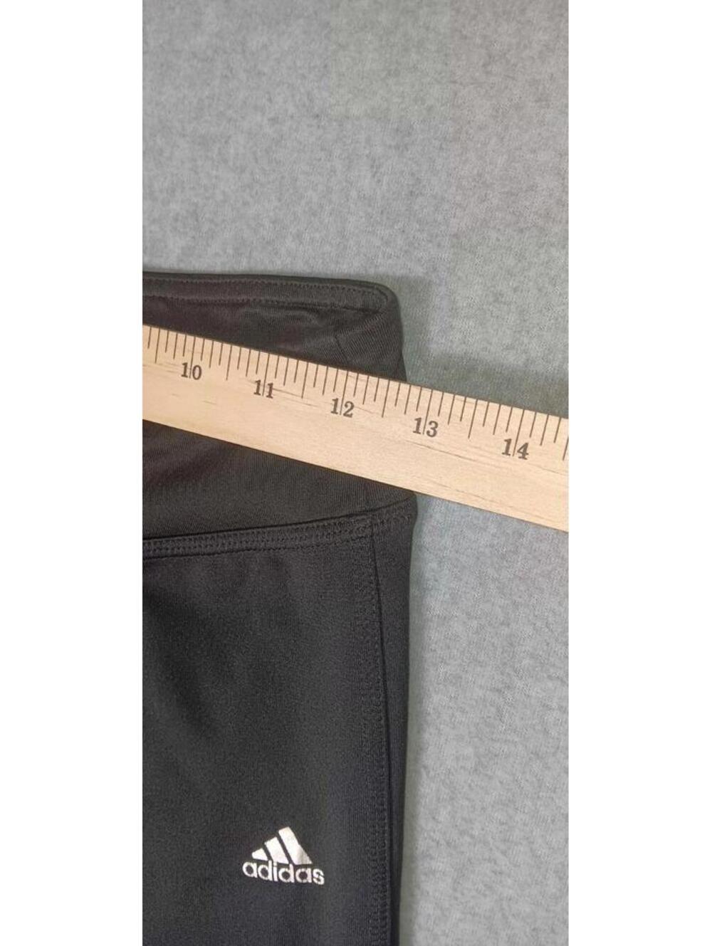 Adidas Capri Leggings Womens Size Small Black Running Jogging Athletic... - Picture 4 of 12